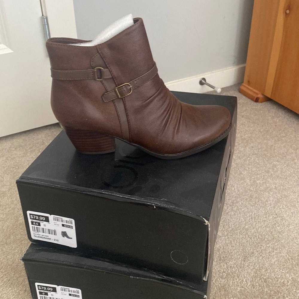 Women’s brown ankle boots